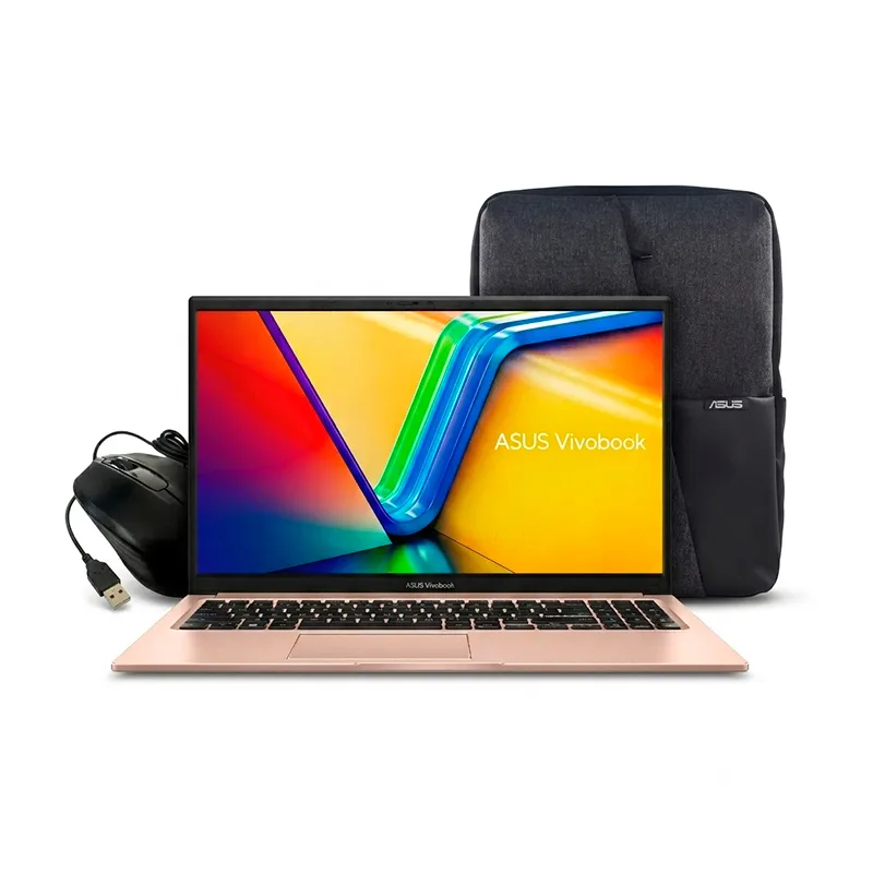 Laptop ASUS Vivobook Go 15 E1504FA-BQ5568, 15.6" FHD IPS, Ryzen 5 40, 8GB LPDDR5, 512GB SSD M.2