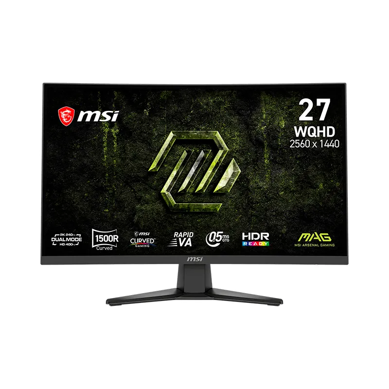 Monitor Curvo MSI MAG 275CQDF X24, 27" WQHD VA, 240Hz, HDMIx2, DP, Headphone-out
