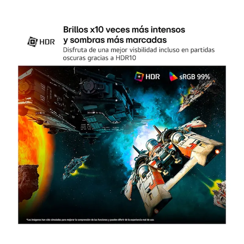 Monitor LG UltraGear G4 27G414B, 27”, FHD, IPS, 144Hz, HDMI, DP, Salida para auriculares