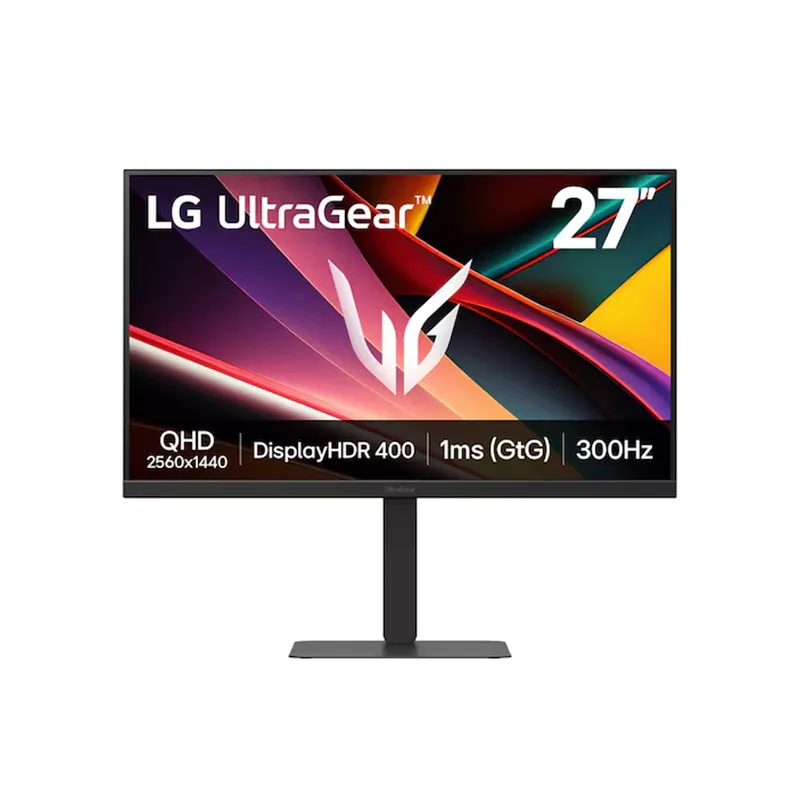 Monitor LG Gamer UltraGear G6, 27G640A-B, 27" QHD, IPS, 300Hz, HDMIx2, DP, USB-C, Speaker(5Wx2)