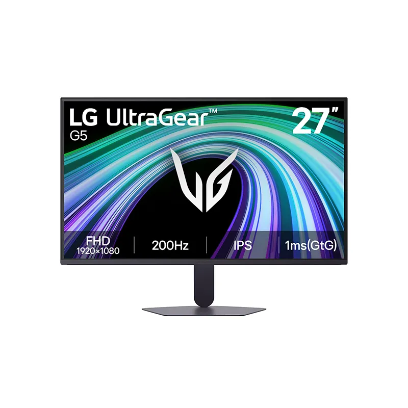 Monitor LG Gaming UltraGear G5, 27”, FHD, IPS, 200Hz, HDMIx2, DP, Salida_auriculares (3-Polos)