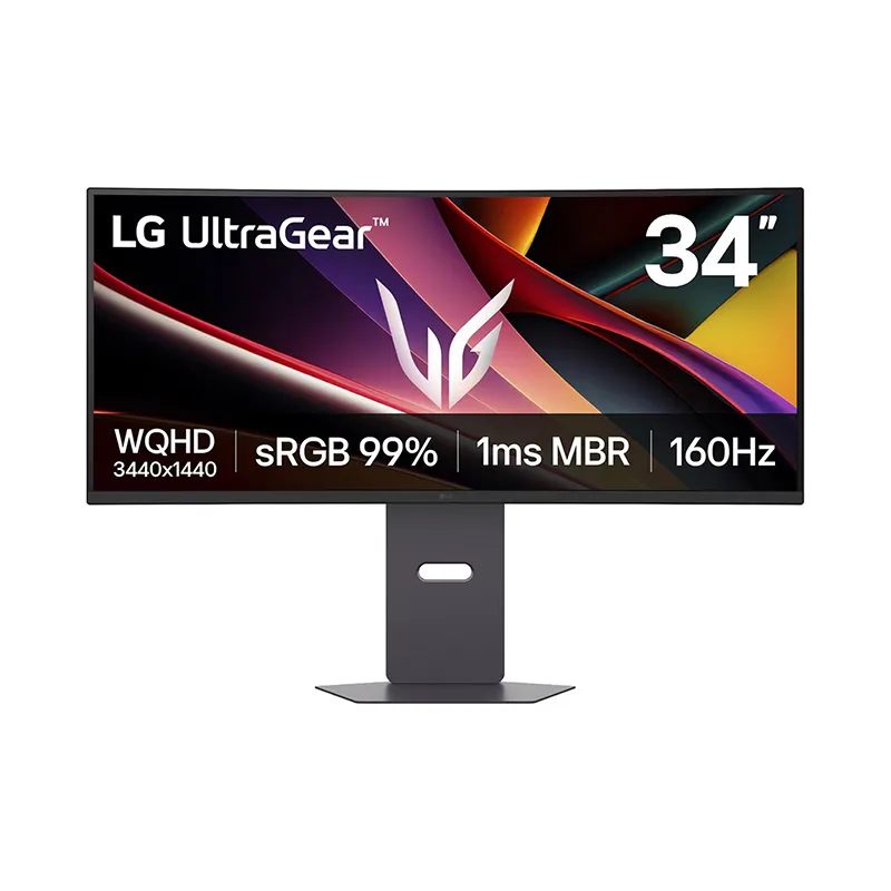 Monitor Gaming LG UltraGear G6, 34” Curvo, WQHD, VA, 160Hz, 1ms MBR, HDMI x2, DP, Headphone-out
