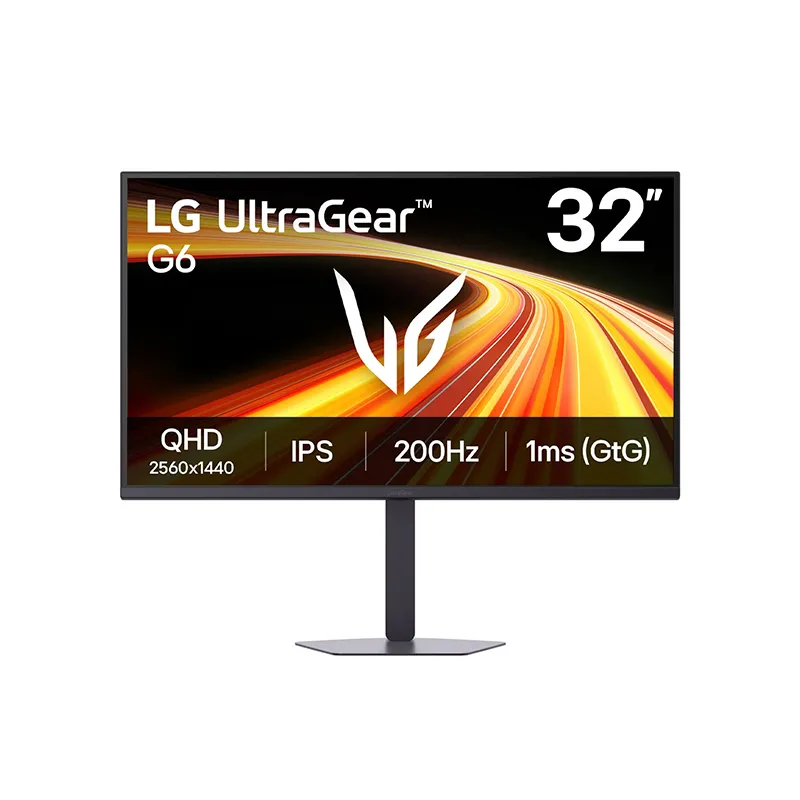 Monitor LG Gamer UltraGear G6 32G620B-B 32”, QHD, IPS, 200Hz, HDMIx2, DP, Salida_auriculares