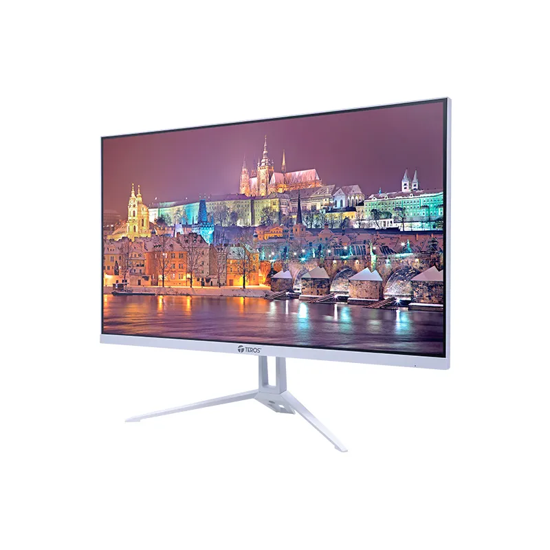 Monitor plano TEROS TE-2423S, 23.8" FHD IPS, 144Hz, 1ms, HDMI, DP, Audio out, Parlantes