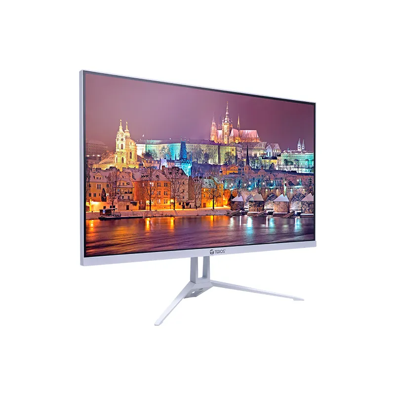 Monitor plano TEROS TE-2423S, 23.8" FHD IPS, 144Hz, 1ms, HDMI, DP, Audio out, Parlantes