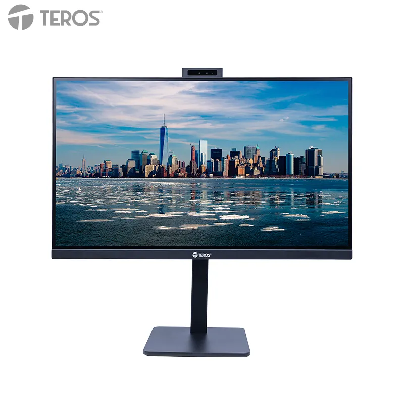 Monitor plano TEROS TE-2720CS, 27" QHD IPS, 144Hz, 1ms, HDMI, DP, Cámara, Micrófono