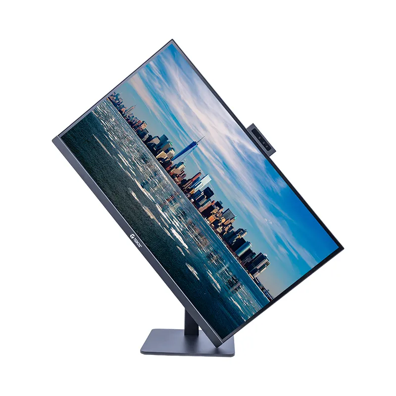 Monitor plano TEROS TE-2720CS, 27" QHD IPS, 144Hz, 1ms, HDMI, DP, Cámara, Micrófono