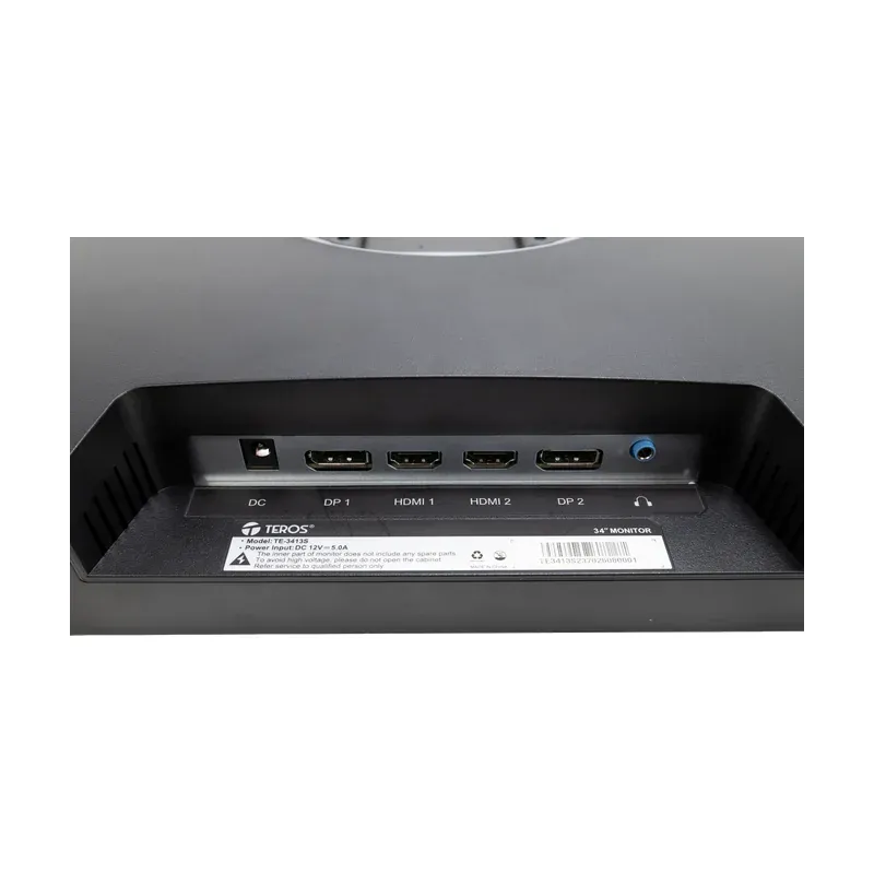 Monitor plano TEROS TE-3413S, 34" WQHD VA, 100Hz, 1ms, HDMI, DP, Audio out