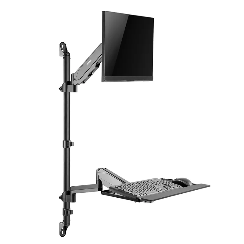 Soporte de pared + bandeja para teclado para monitor SpeaKa Professional SP-MM-710