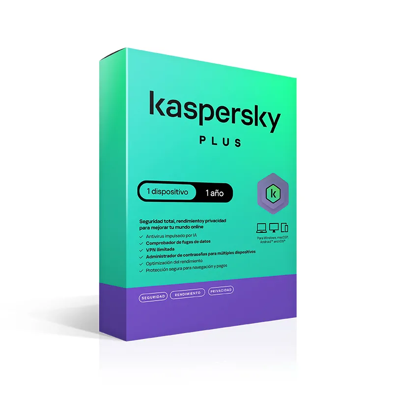 Kaspersky Plus 1 PC 1 año