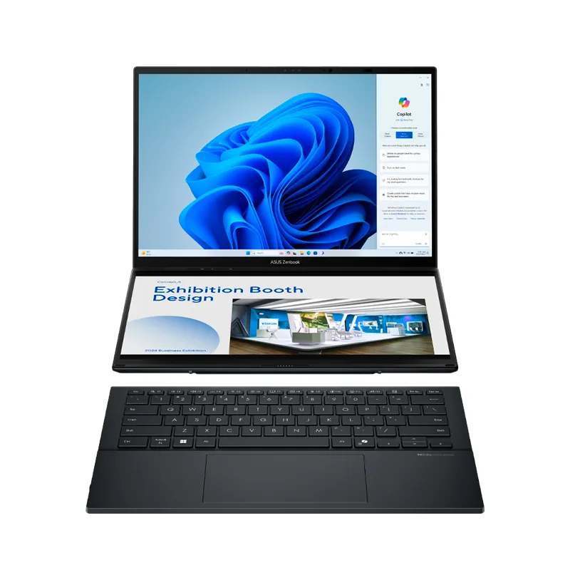 Laptop ASUS Zenbook Duo UX8406CA-QL444W, 14" FHD OLED Touch, Core Ultra 9 285H, 16GB LPDDR5X
