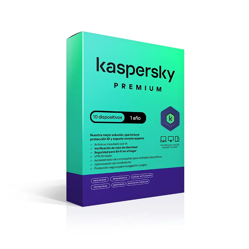 Kaspersky Premium 10 PC 1 año