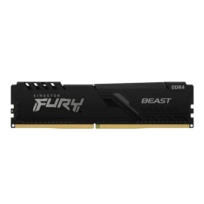 Memoria UDIMM Kingston Fury Beast, 32GB, DDR4, 3200MT, s, PC4-25600, CL16, 1.35V, Negro
