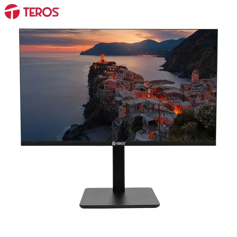 Monitor plano TEROS TE-2421CS, 23.8" FHD IPS, 144Hz, 1ms, HDMI, DP, Audio out, Parlantes