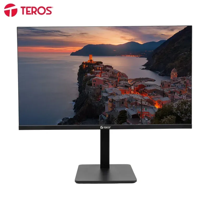 Monitor plano TEROS TE-2717CS, 27" FHD IPS, 144Hz, 1ms, HDMI, DP, Audio out, Parlantes