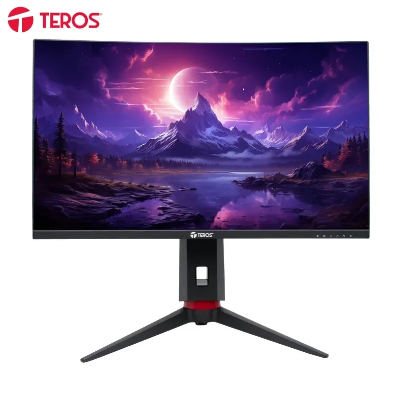 Monitor curvo gaming TEROS TE-2772G, 27" FHD VA, 240Hz, 1ms, HDMI, DP, Audio out