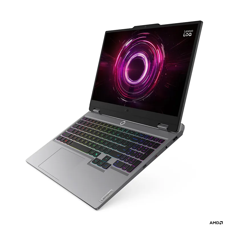 Laptop gamer Lenovo LOQ 15AHP10 15.6" FHD IPS, AMD Ryzen 7 250, 16GB DDR5