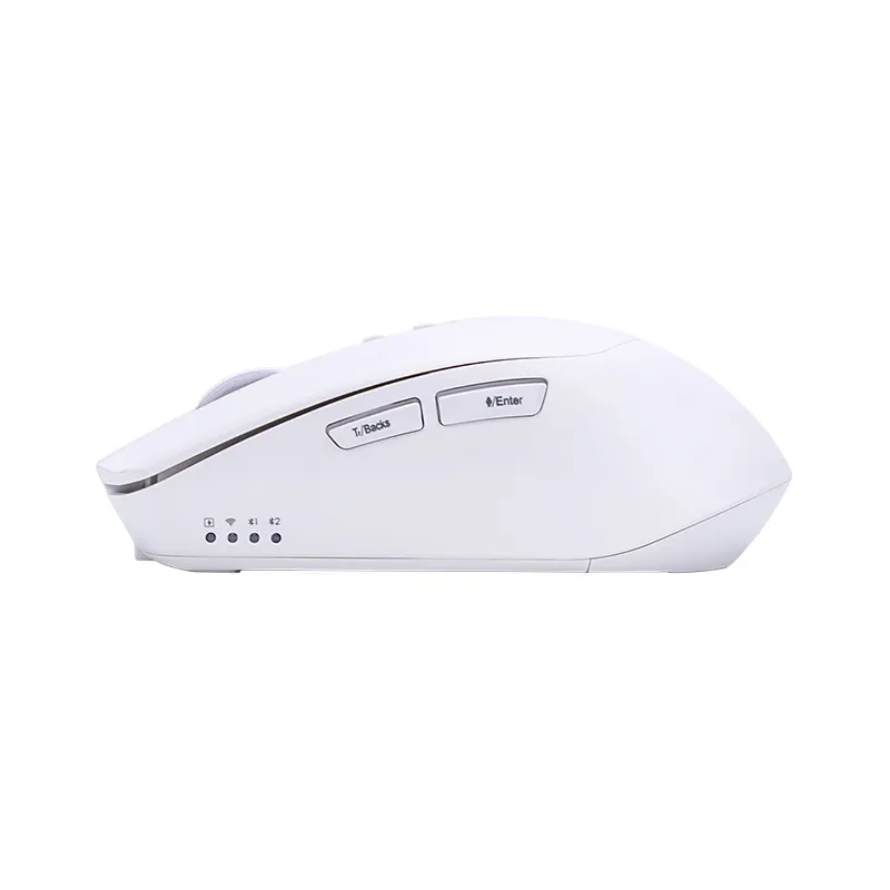 Mouse inalámbrico TEROS TE-1249AI, 3200 DPI, BT, Receptor USB
