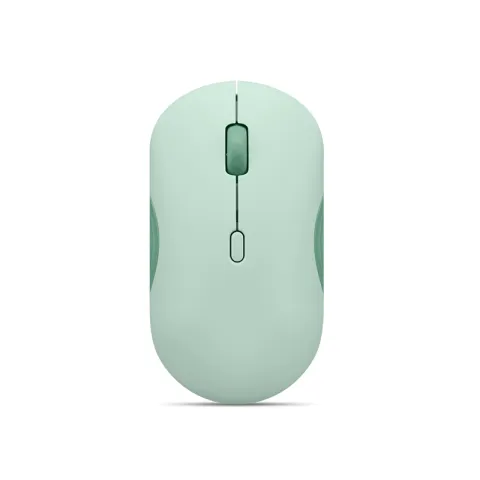 Mouse Lenovo 350 silencioso, Interfaz Bluetooth, Color Verde Musgo, sin batería