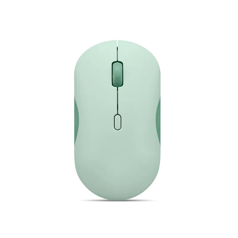 Mouse Lenovo 350 silencioso, Interfaz Bluetooth, Color Verde Musgo, sin batería