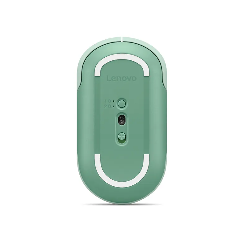 Mouse Lenovo 350 silencioso, Interfaz Bluetooth, Color Verde Musgo, sin batería