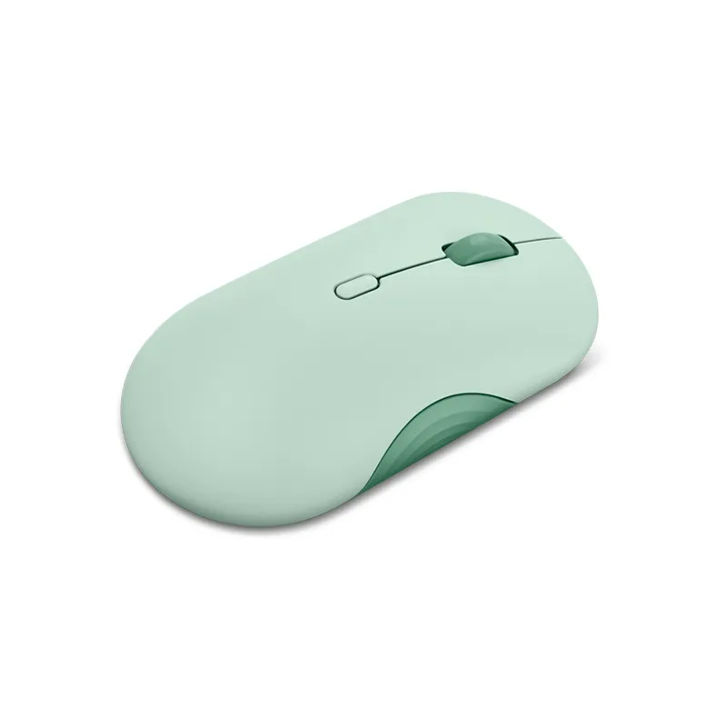 Mouse Lenovo 350 silencioso, Interfaz Bluetooth, Color Verde Musgo, sin batería