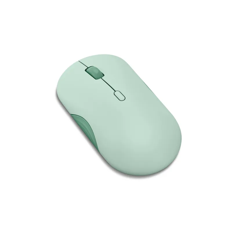 Mouse Lenovo 350 silencioso, Interfaz Bluetooth, Color Verde Musgo, sin batería