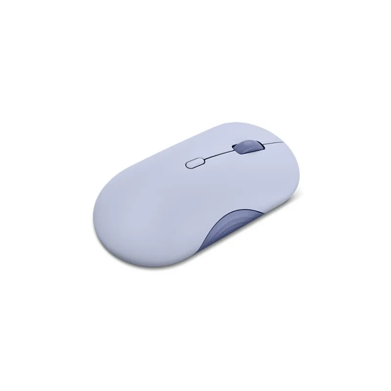 Mouse Lenovo 350 silencioso, Interfaz Bluetooth, Color Uva Meta, sin batería