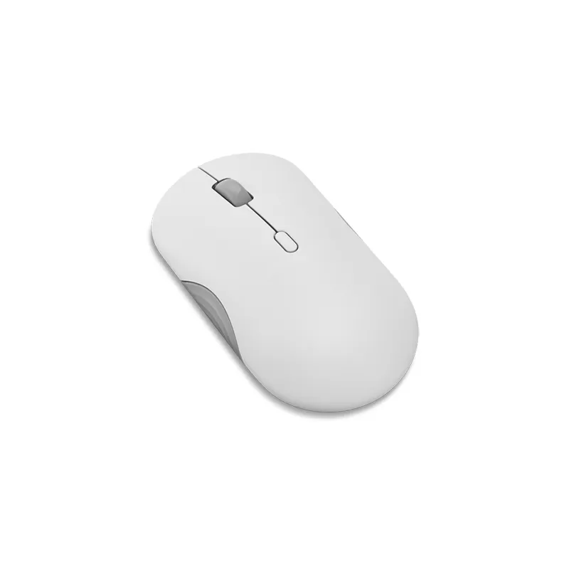 Mouse Lenovo 350 silencioso inalambrico (Dual Bluetooth 5.3) Color gris nube, sin batería