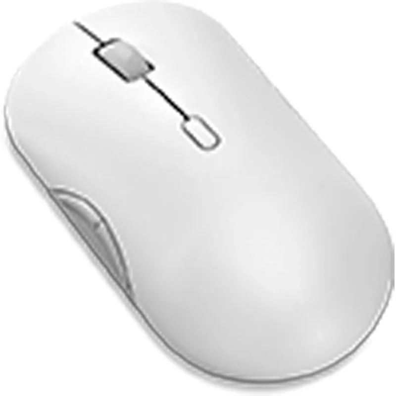 Mouse inalambrico Lenovo 700 Silent, BT, hasta 3 disp, hasta 4000 DPI, Blanco