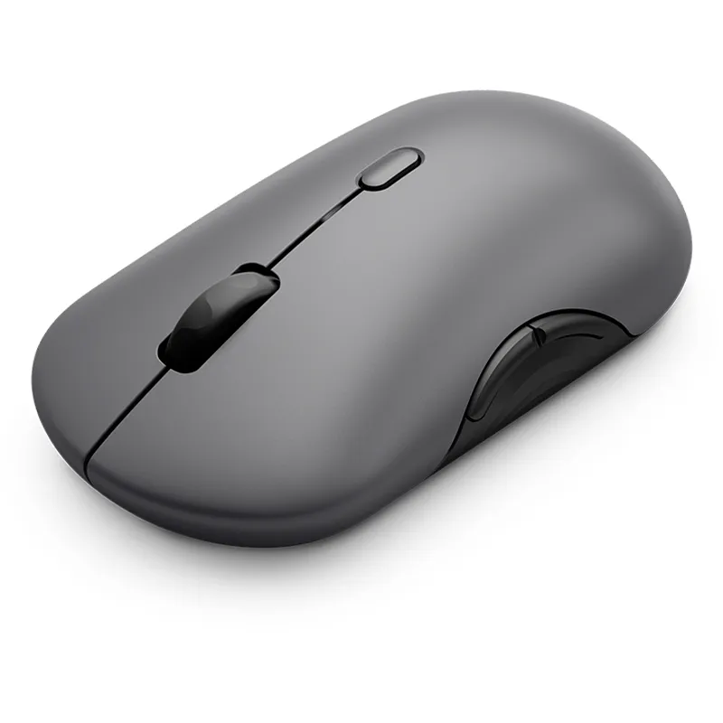 Mouse inalambrico Lenovo 700 Silent, BT, hasta 3 disp, hasta 4000 DPI, Gris Luna